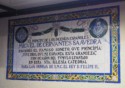 Tile sign about a song written to honor King Felipe II